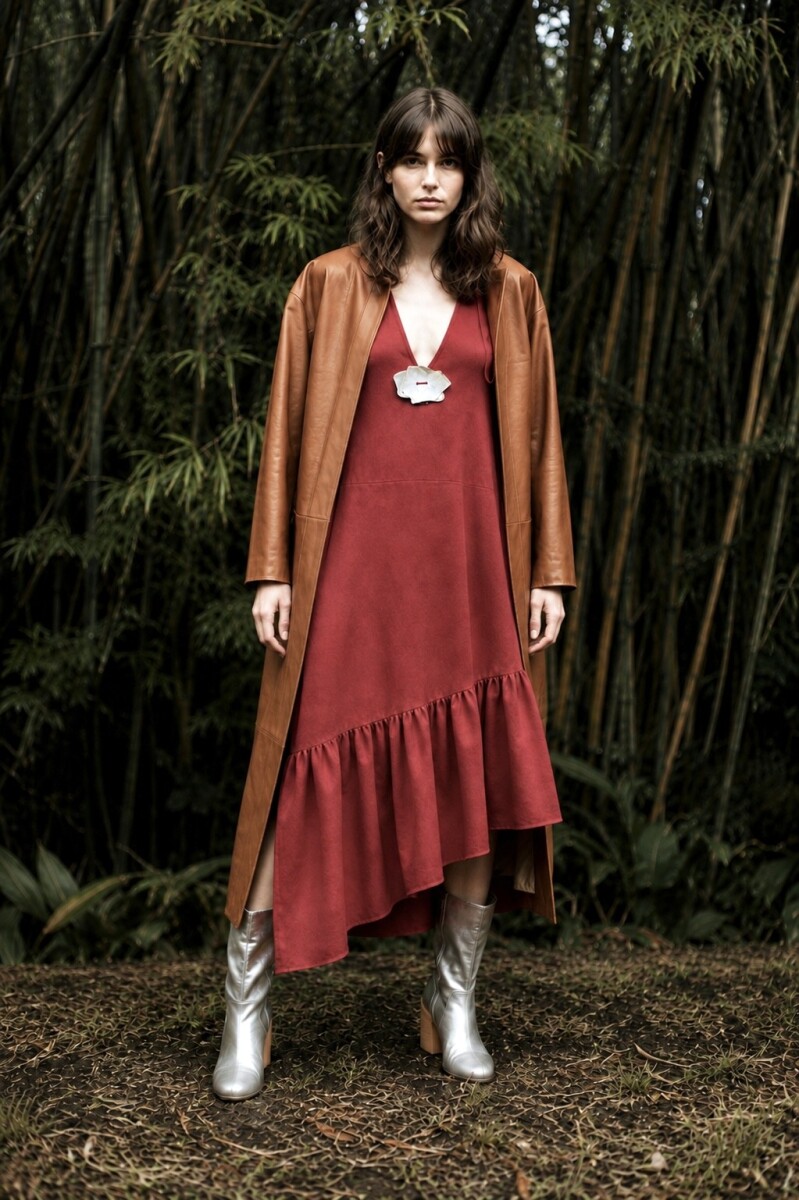 Ribbon Dress - Rojo 