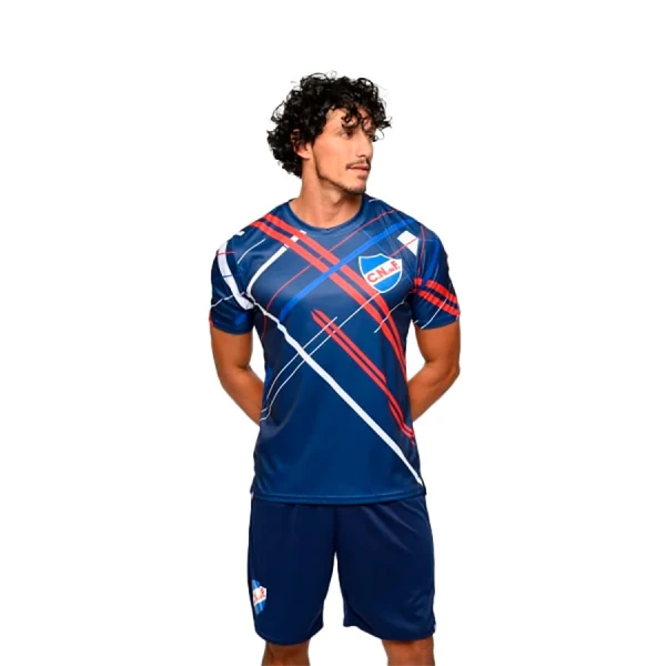 Remera Umbro Nacional de Hombre - 4N100014 Blanco-rojo