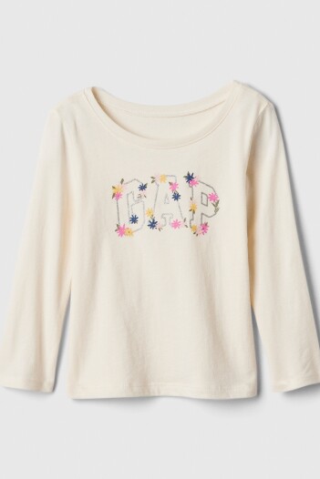 Remera Gráfico Toddler Niña Ivory Frost