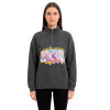 Buzo Disney 1/2 Cierre Dama ( Half Zip ) de Mujer - MIIAFW24501 Gris Oscuro