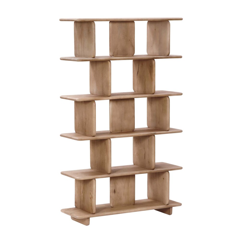 BIBLIOTECA MADERA-DE-MANGO NATURAL-BEIGE EMILIO NATURAL