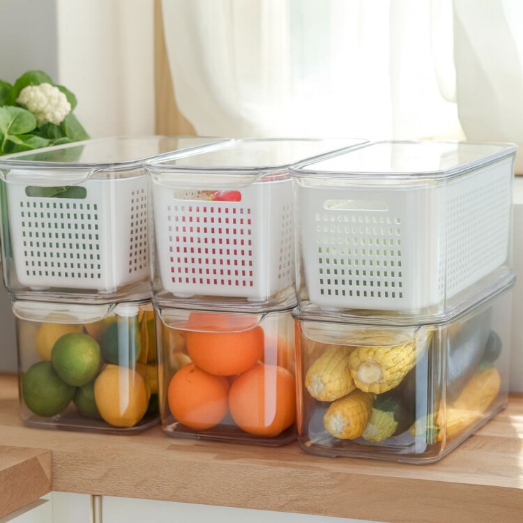 ORGANIZADOR ACRILICO C/CESTO Y TAPA 33,6X21,5X15,5CM ORGANIZADOR ACRILICO C/CESTO Y TAPA 33,6X21,5X15,5CM
