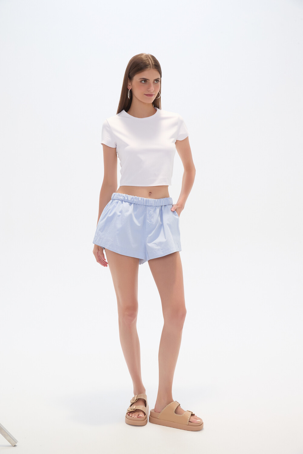 Short Vato Celeste Claro