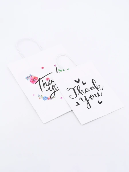 BOLSA REGALO THANKS BLANCO