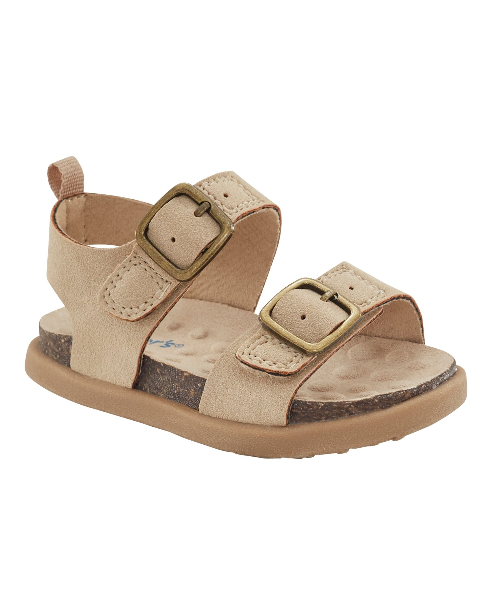 Sandalias con velcro, diseño con hebillas Sin color