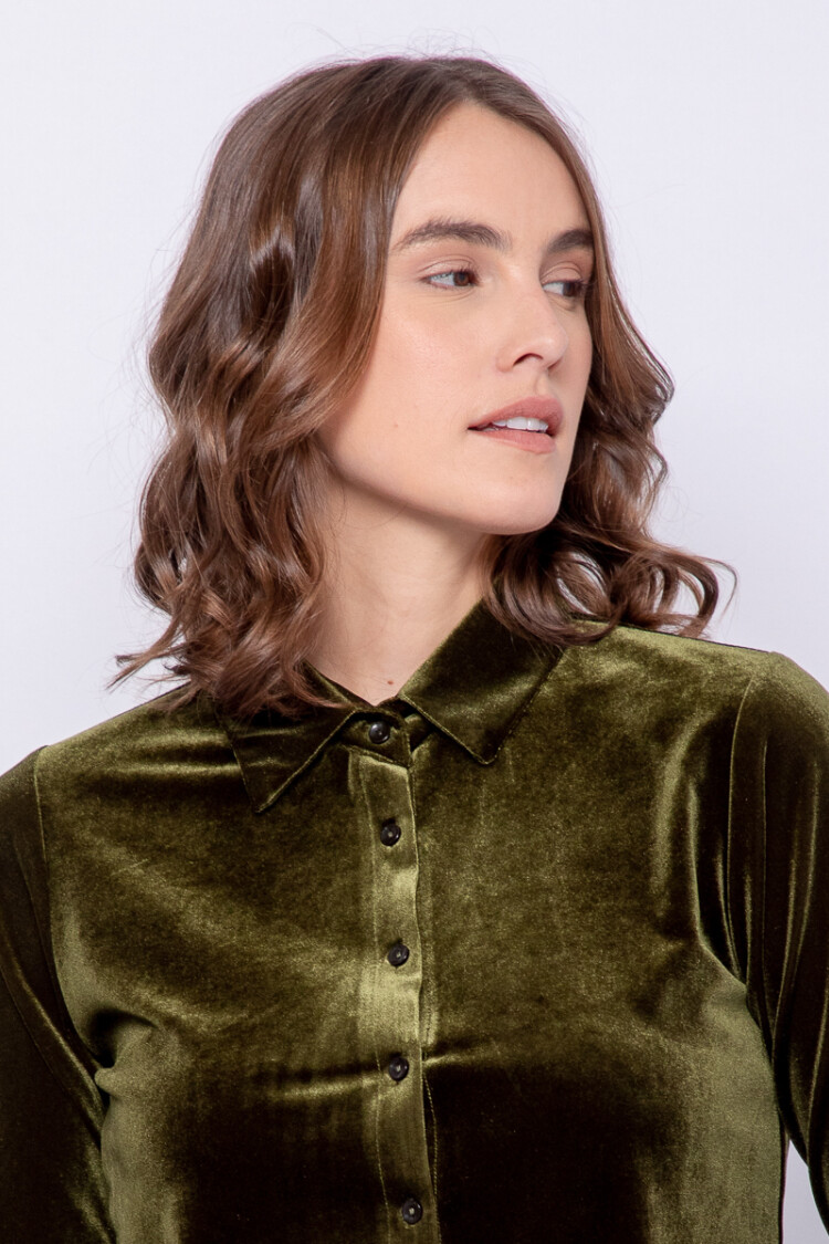 CAMISA LILIAN Verde Militar