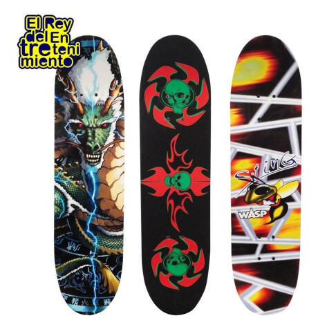 Skate Patineta Varios Diseños Deck 8 Capas N1 Venta 0
