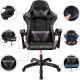 Silla gamer giratoria ROSA Y NEGRO