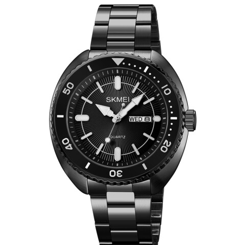 Reloj Skmei 2256BK Hombre Analógico Acero Negro con Esfera Negra Negro