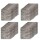 40 Placas Revestimiento Pared Autoadhesiva 70x77cm Promo X40 Piedra Clara