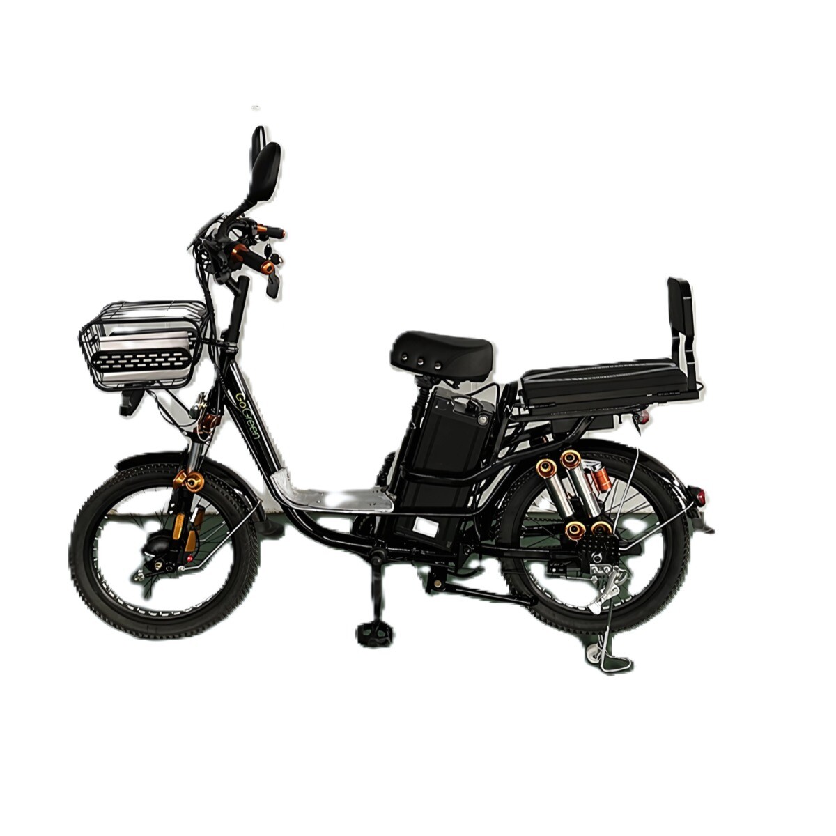BICICLETA ELECTRICA GOGREEN DELIVERY. RODADO 20. 350W. 26AH GO-GREEN ++ - N/a 