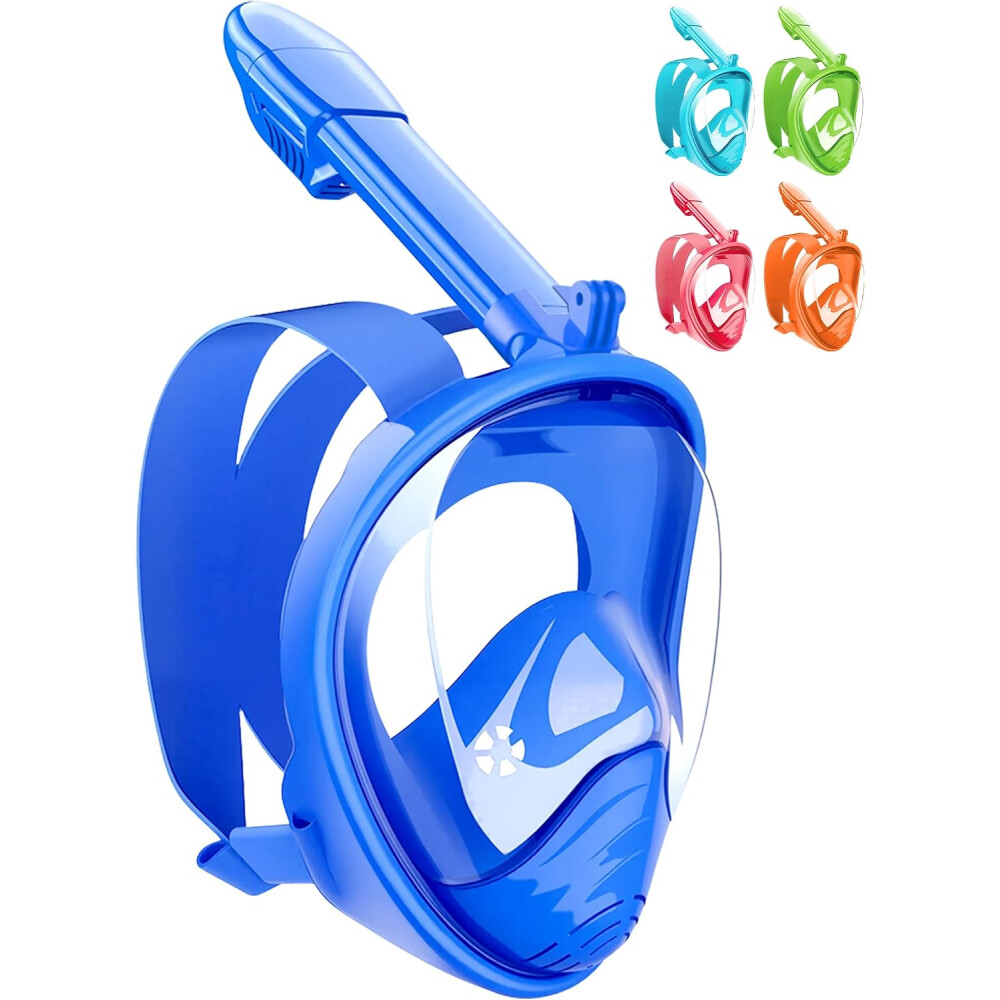 Máscara de snorkel infantil Azul