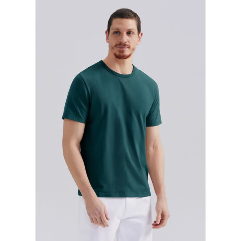 CAMISETA MM MASC VERDE ESCURO
