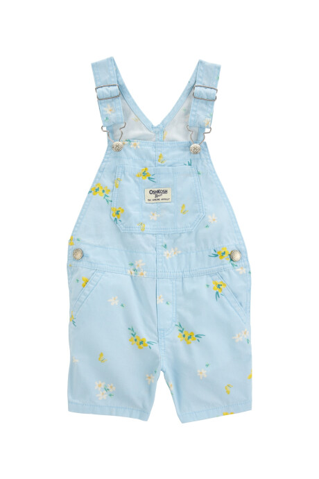 Enterito corto de algodón, diseño floral Enterito corto de algodón, diseño floral