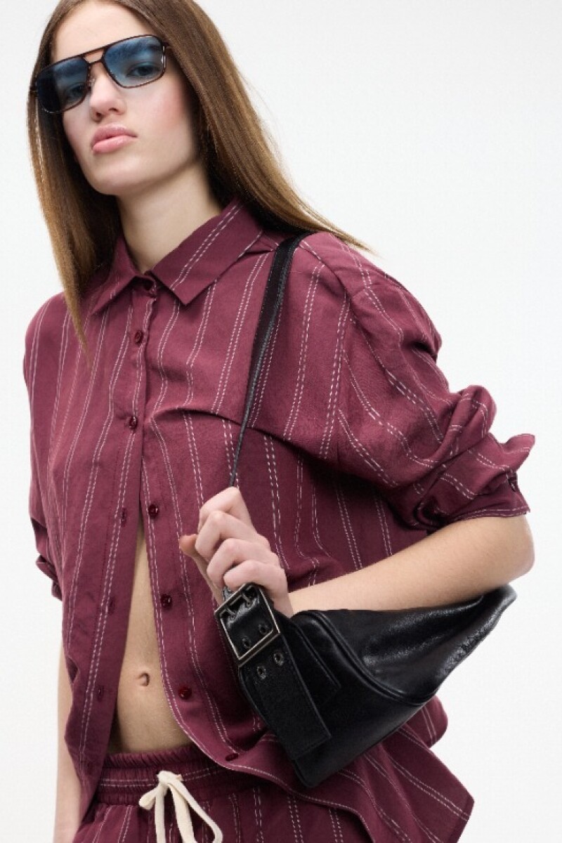 Camisa liviana Bordo