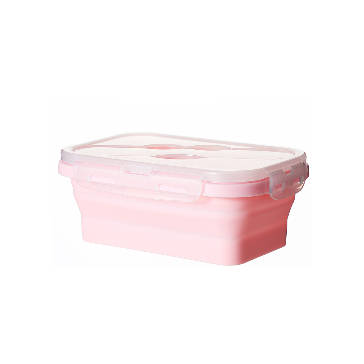 Bento box silicona 500ml - rosa 