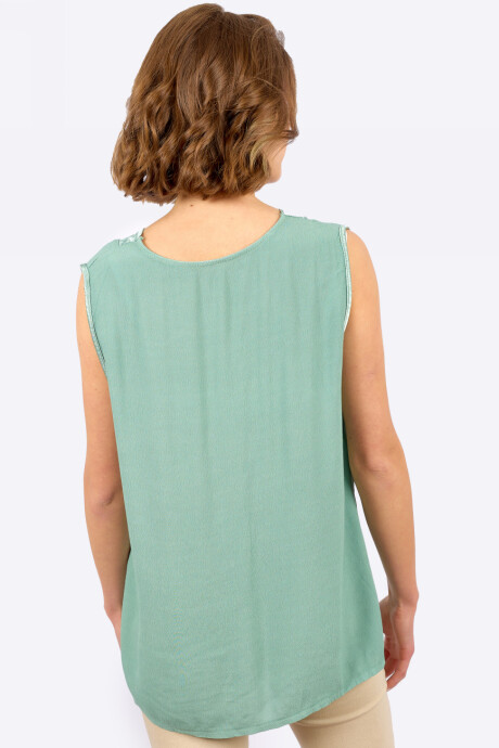 BLUSA TRINIDAD Verde agua