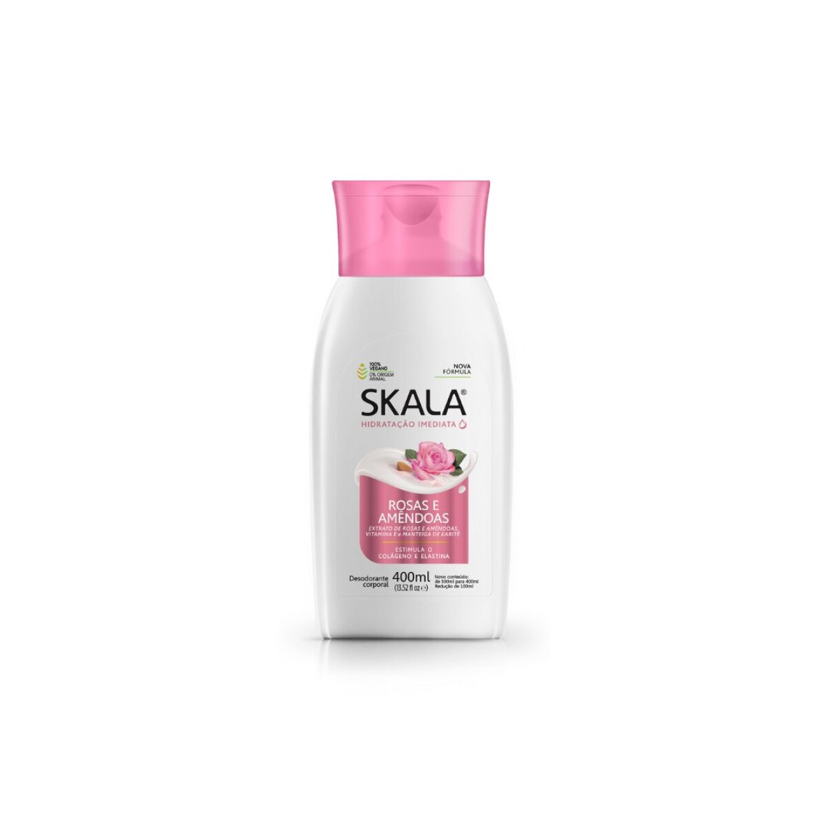 CREMA CORPORAL SKALA HIDRATANTE 400 ML ROSAS Y ALMENDRAS 