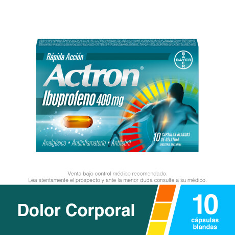 ACTRON 400mg 10 CAPSULAS BLANDAS ACTRON 400mg 10 CAPSULAS BLANDAS