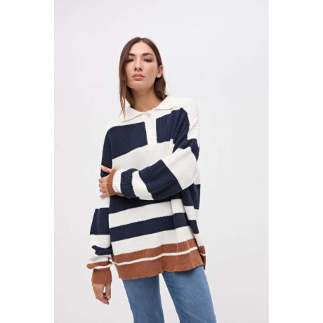 Buzo punto Pemma Off white