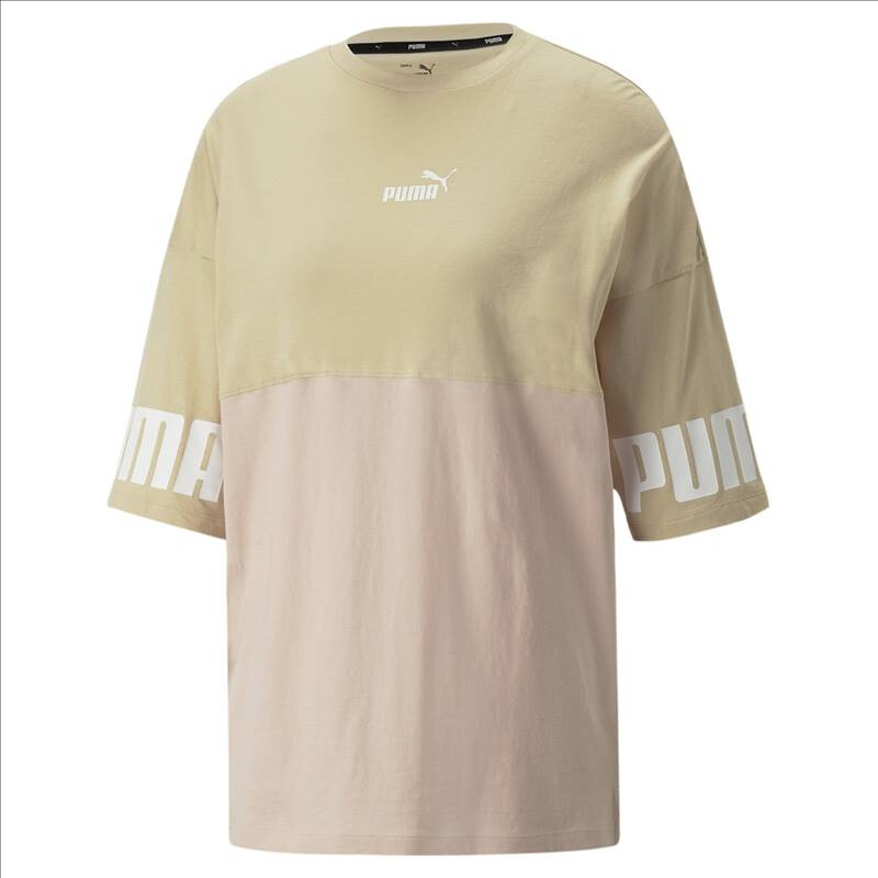 Remera Puma Power Colorblock de Mujer - 849950-67 Arena