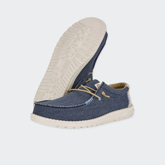 Zapatos Hey Dude Wally Coastline Jute Azul