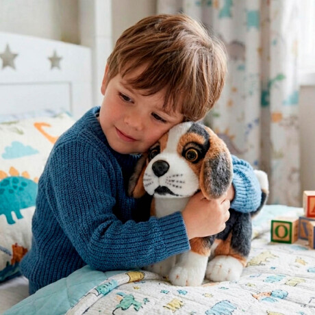 Peluche Animal Perro 25cm Realista Infantil Apego Beagle