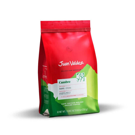 Café Cumbre Molido fuerte Juan Valdez 250 Grs
