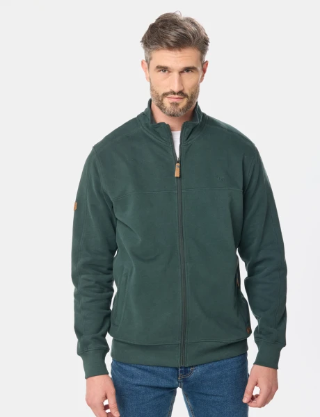 CAMPERA DE FELPA CUELLO ALTO Verde