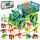 Camión De Dinosaurio Grande Transporte +21 Figuras Triceratops