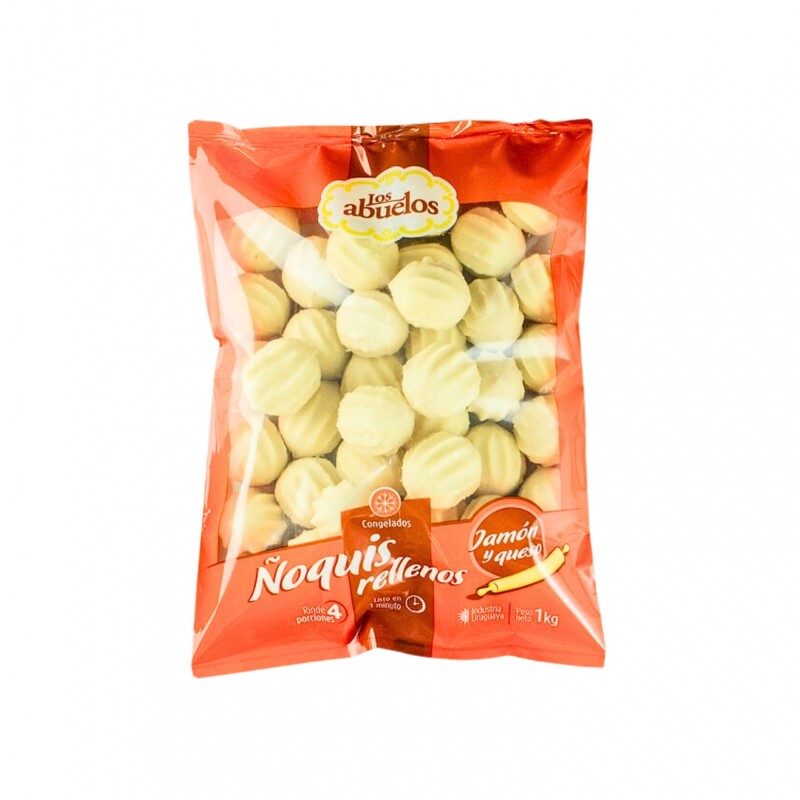 Ñoquis de Papa rellenos de Jamón y Queso Los Abuelos - 1kg Ñoquis de Papa rellenos de Jamón y Queso Los Abuelos - 1kg