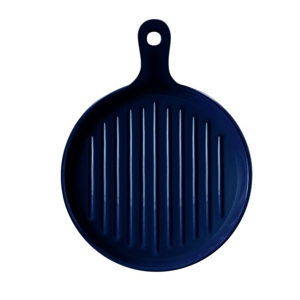 PLATO CON MANGO CERAMICA MARINO MATE. 24x19x3CM 