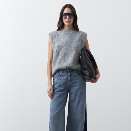 CHALECO BORJA Gris Melange