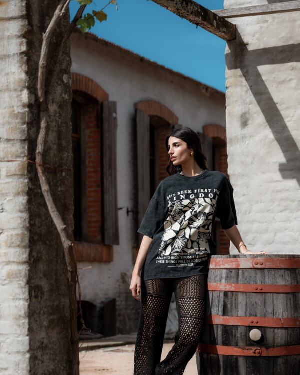 Pantalón calado negro