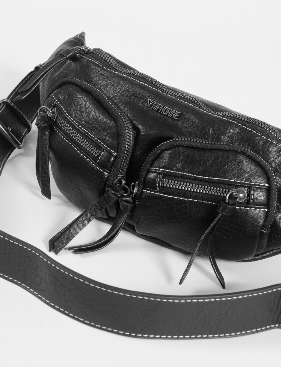 Riñonera bolsillos soft - negro 