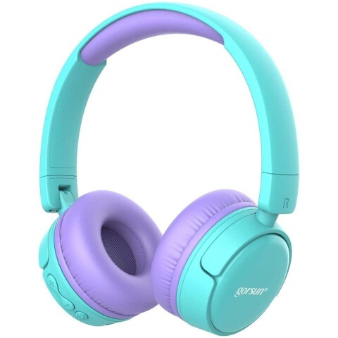Auriculares Inalámbrico Bluetooth Vincha Recargable Color Variante Celeste