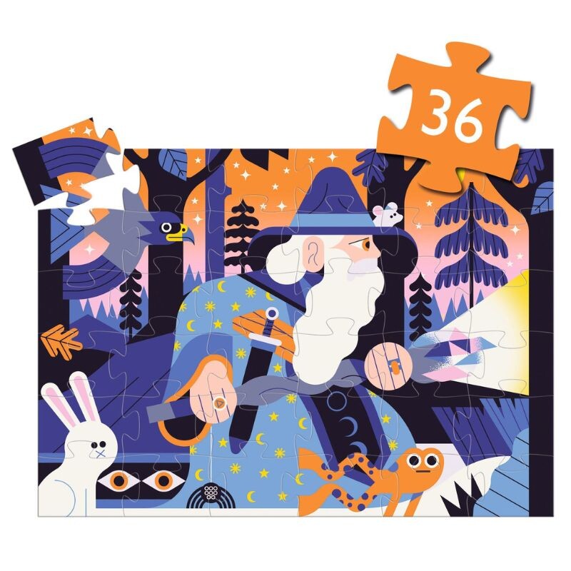 Puzzle Siluetas 42x30cm 36 Pcs 4+ Mago