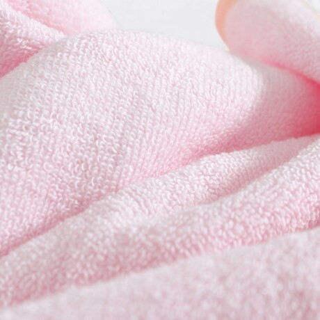 Toalla Para Bebé Con Capucha Conejo Rosa