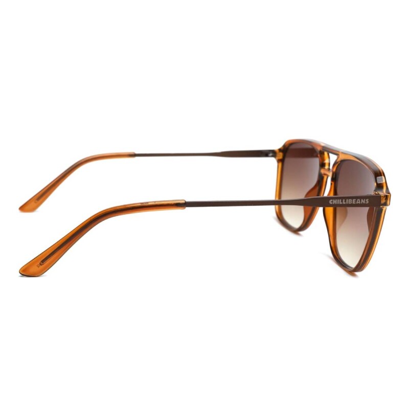 Lentes de Sol Chilli Beans Cuadradas Marrón