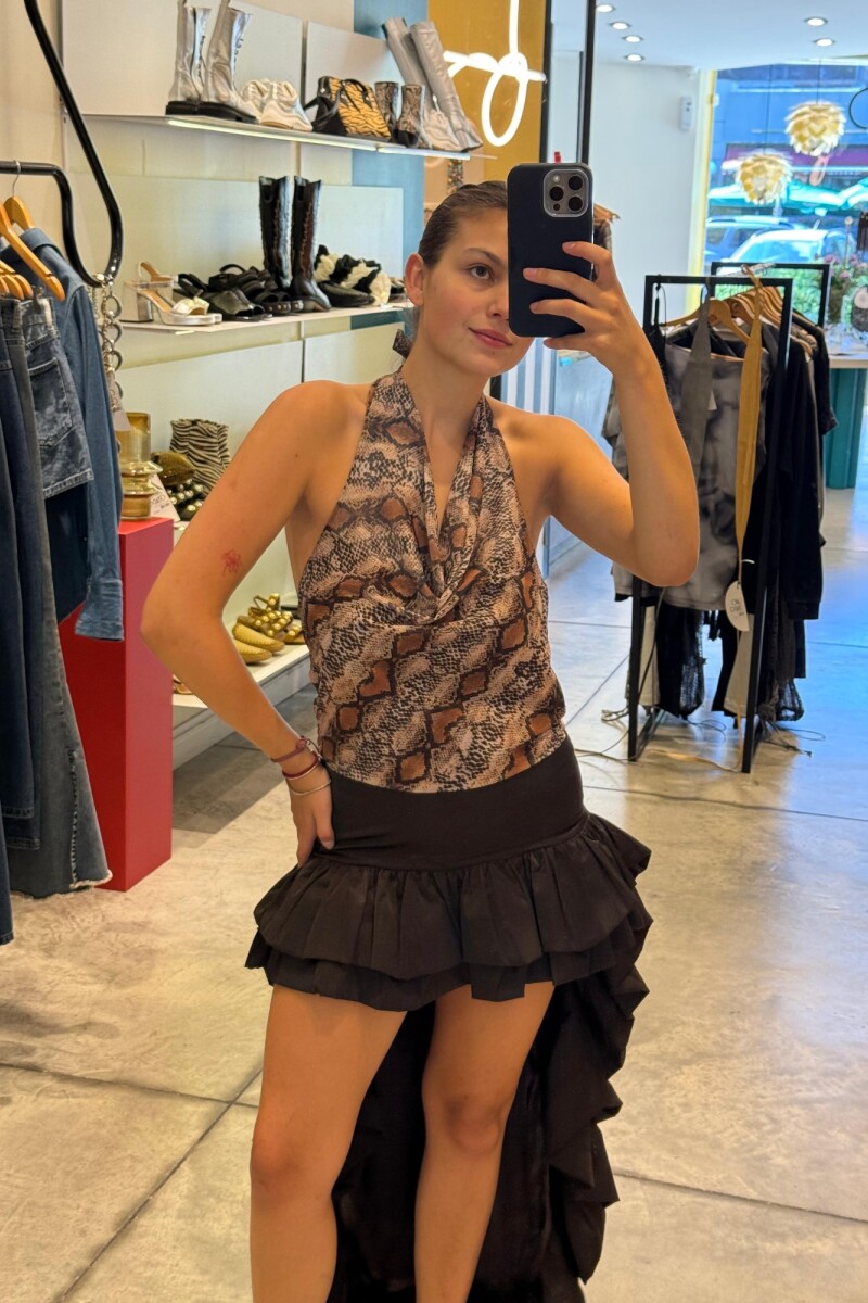 Falda Soren MARRON