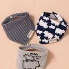 Set baberos bandana x3 osos azul marino