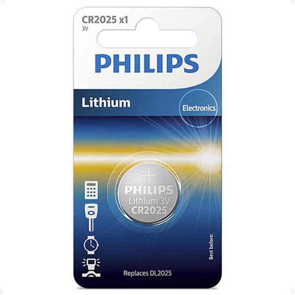 Pila de Litio CR2025 3V Philips Pila de Litio CR2025 3V Philips