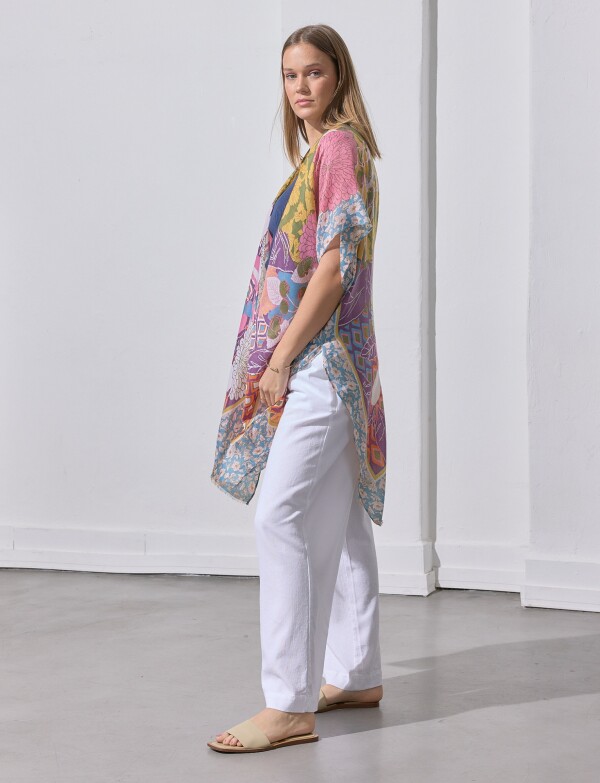 Kimono Patchwork MULTI/AMARILLO