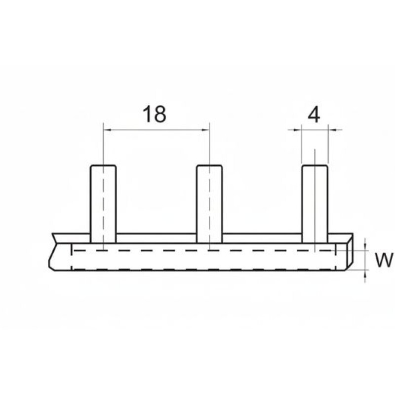 PEINE UNIPOLAR P/TM - 12 polos 120 A. VCP PEINE UNIPOLAR P/TM - 12 polos 120 A. VCP