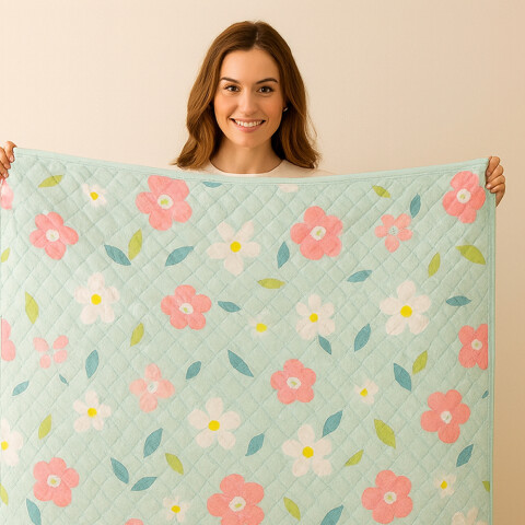 Cubrecamas 2 Plazas Antonella 3 Piezas 220 x 240 cm y 2 Fundas 50 x 70 cm Floreado - Antonella Cubrecamas 2 Plazas Antonella 3 Piezas 220 x 240 cm y 2 Fundas 50 x 70 cm Floreado - Antonella