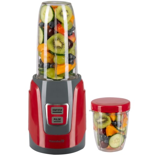 Licuadora Personal Smoothie Maker Hausberg HB-7675RS Licuadora Personal Smoothie Maker Hausberg HB-7675RS
