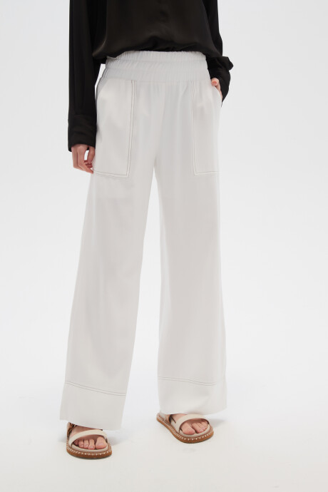 Pantalon Crescent Marfil / Off White