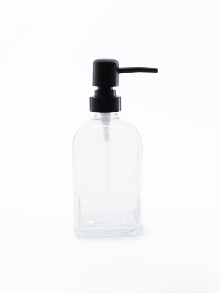 DISPENSADOR DE JABON DE VIDRIO OSLO TRANSPARENTE