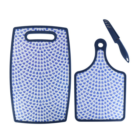 2 tablas para picar + cuchillo 2 tablas para picar + cuchillo