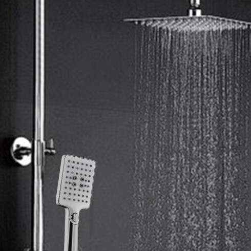 Telefono Ducha Cromo Gris Aqualia GRIS